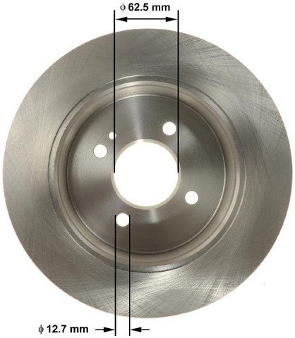 BENDIX PREMIUM DRUM AND ROTOR Disc Brake Rotor  PRT6147