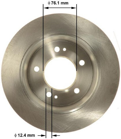 BENDIX PREMIUM DRUM AND ROTOR Disc Brake Rotor  PRT6149
