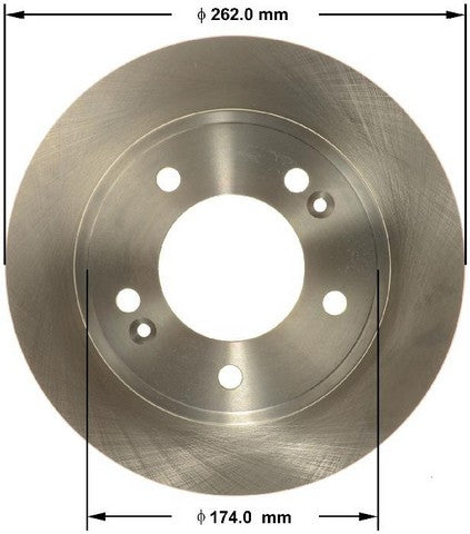 BENDIX PREMIUM DRUM AND ROTOR Disc Brake Rotor  PRT6149