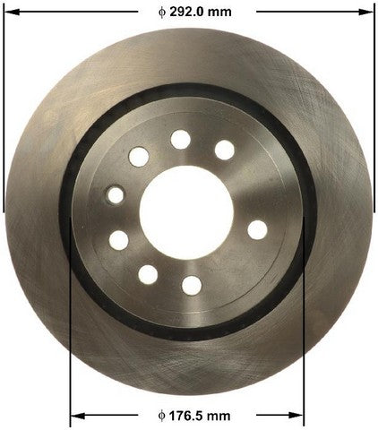 BENDIX PREMIUM DRUM AND ROTOR Disc Brake Rotor  PRT6153