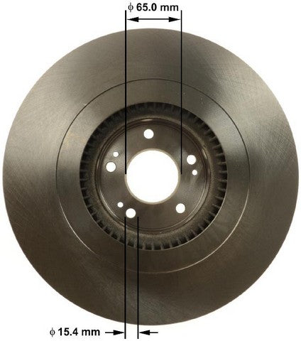 BENDIX PREMIUM DRUM AND ROTOR Disc Brake Rotor  PRT6154