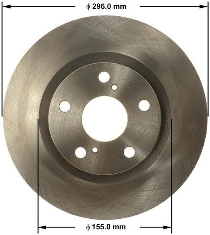 BENDIX PREMIUM DRUM AND ROTOR Disc Brake Rotor  PRT6155