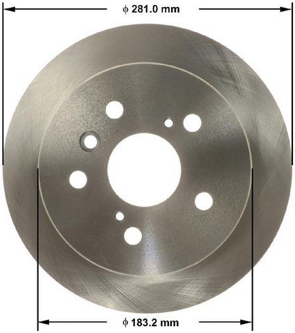 BENDIX PREMIUM DRUM AND ROTOR Disc Brake Rotor  PRT6156
