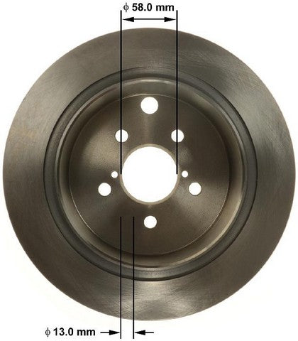 BENDIX PREMIUM DRUM AND ROTOR Disc Brake Rotor  PRT6157