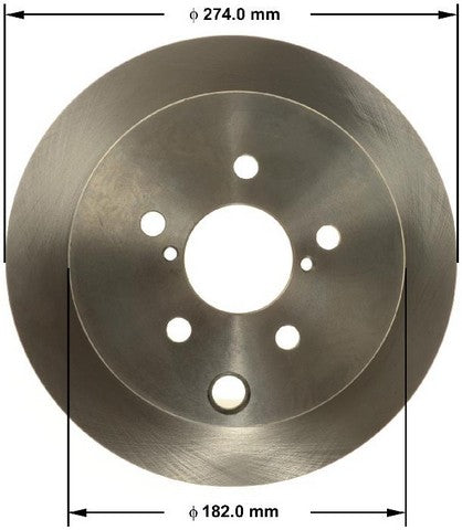 BENDIX PREMIUM DRUM AND ROTOR Disc Brake Rotor  PRT6157