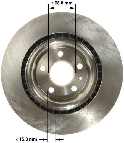 BENDIX PREMIUM DRUM AND ROTOR Disc Brake Rotor  PRT6159