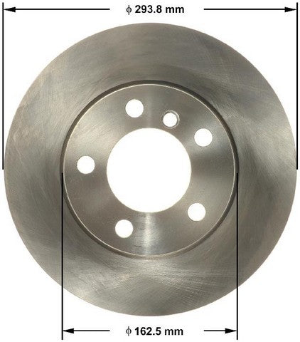 BENDIX PREMIUM DRUM AND ROTOR Disc Brake Rotor  PRT6160