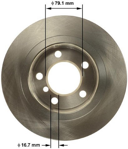 BENDIX PREMIUM DRUM AND ROTOR Disc Brake Rotor  PRT6161
