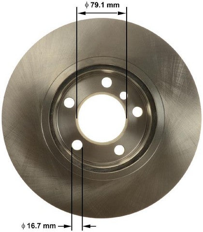 BENDIX PREMIUM DRUM AND ROTOR Disc Brake Rotor  PRT6162