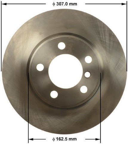 BENDIX PREMIUM DRUM AND ROTOR Disc Brake Rotor  PRT6162