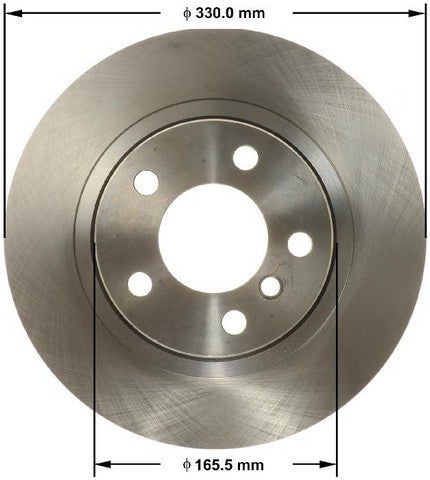 BENDIX PREMIUM DRUM AND ROTOR Disc Brake Rotor  PRT6167