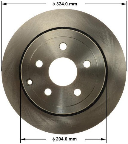 BENDIX PREMIUM DRUM AND ROTOR Disc Brake Rotor  PRT6169