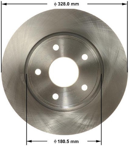 BENDIX PREMIUM DRUM AND ROTOR Disc Brake Rotor  PRT6171