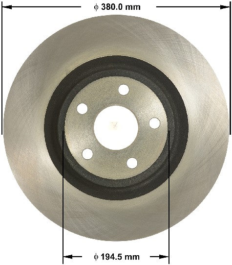 BENDIX PREMIUM DRUM AND ROTOR Disc Brake Rotor  PRT6172