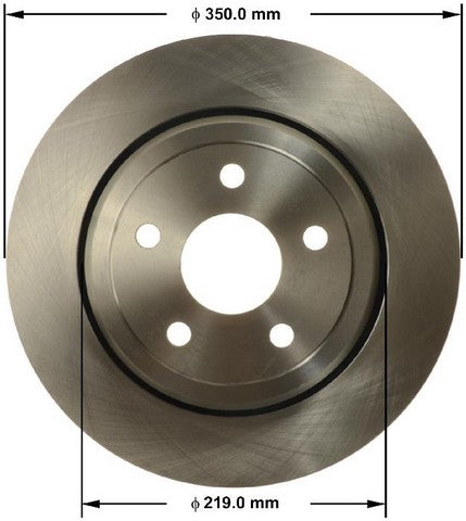 BENDIX PREMIUM DRUM AND ROTOR Disc Brake Rotor  PRT6173