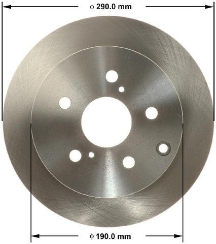 BENDIX PREMIUM DRUM AND ROTOR Disc Brake Rotor  PRT6174