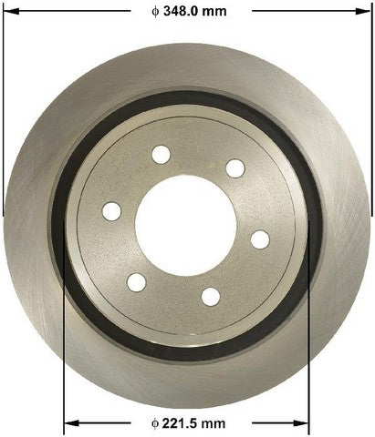 BENDIX PREMIUM DRUM AND ROTOR Disc Brake Rotor  PRT6177