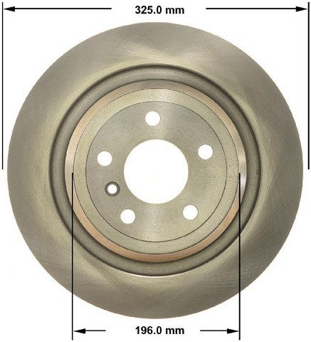 BENDIX PREMIUM DRUM AND ROTOR Disc Brake Rotor  PRT6190