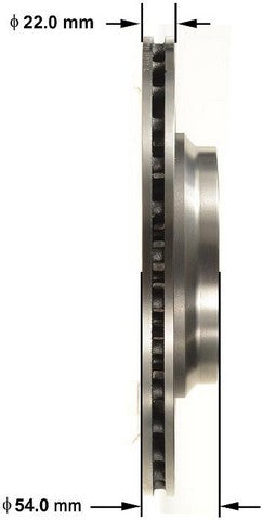 BENDIX PREMIUM DRUM AND ROTOR Disc Brake Rotor  PRT6191