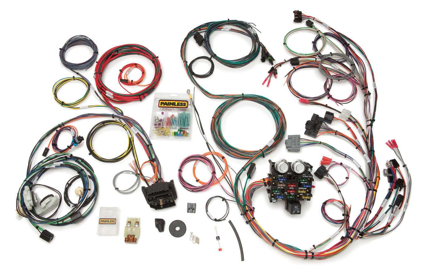 Painless Wiring 10111 23 Circuit Direct Fit Harness Fits 87-91 Wrangler (YJ)