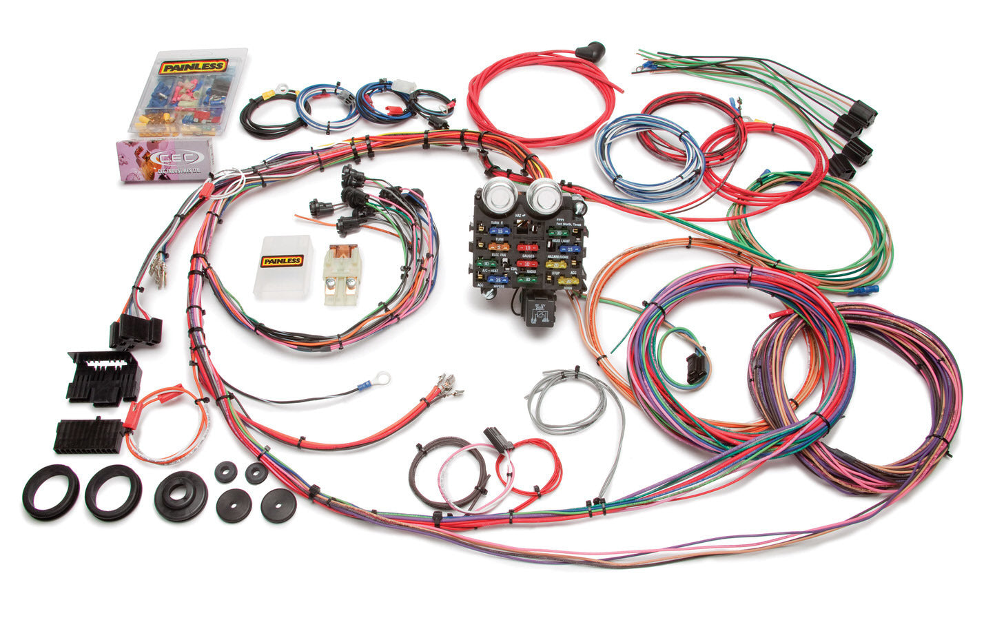 Painless Wiring 10112 19 Circuit Classic Customizable Harness