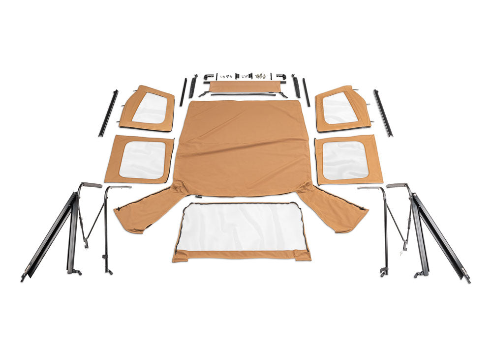 Rampage 68117 Complete Soft Top Kit Fits 76-95 CJ7 Wrangler (YJ)