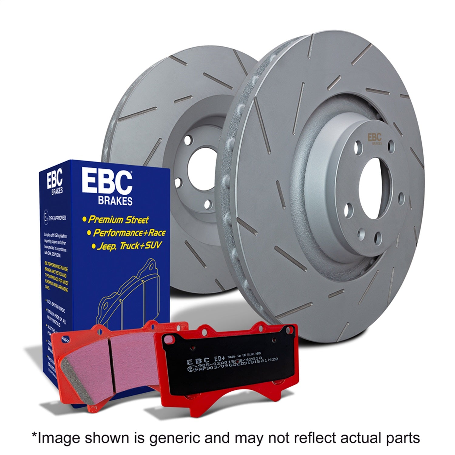 EBC Brakes S15KR1044 S15 Kit Extra Duty and USR Rotors Fits 12-21 F-150