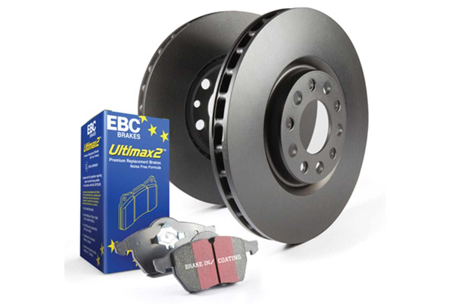 EBC Brakes S20K2298 S20 Kits Ultimax and Plain Rotors Fits 18-22 Tiguan