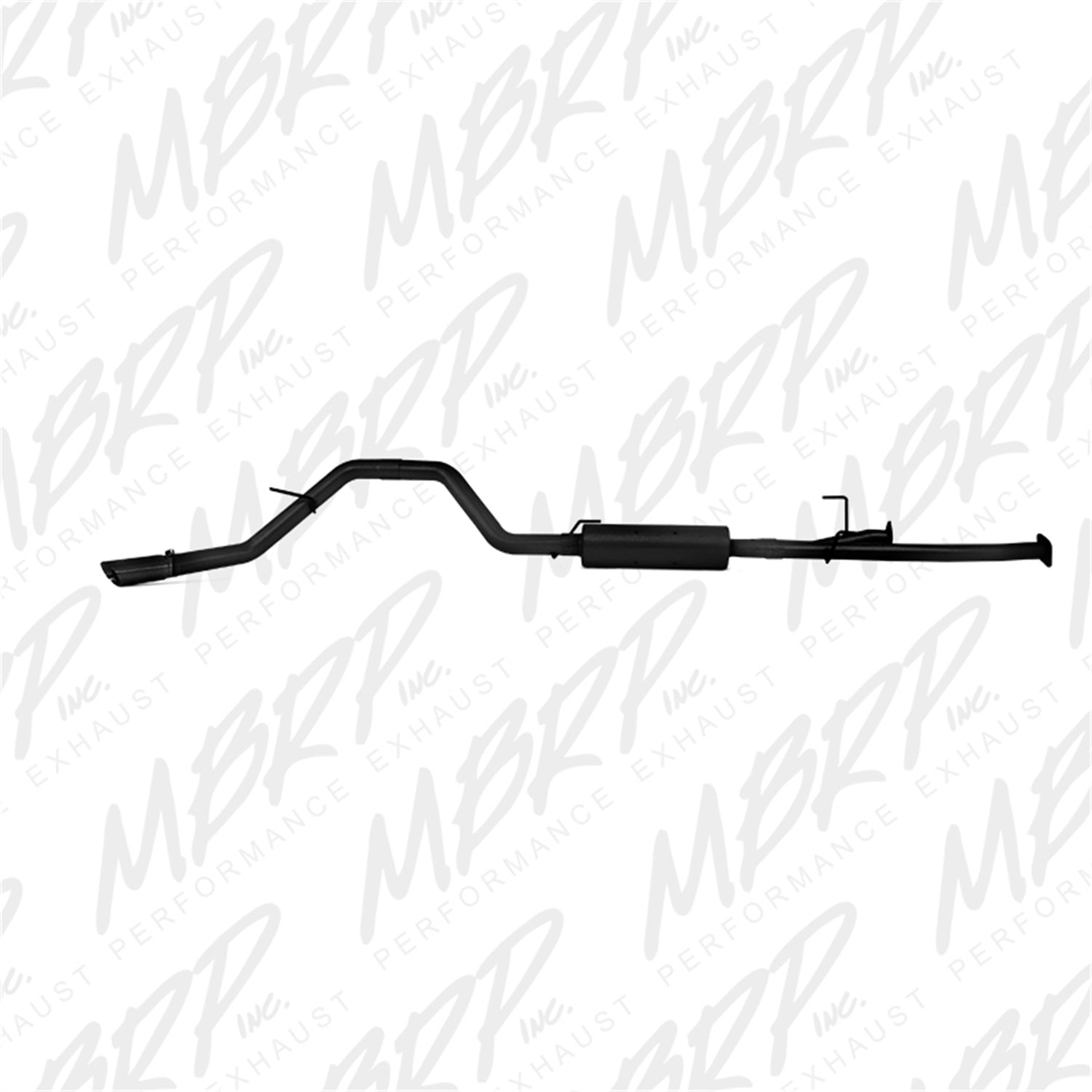 MBRP Exhaust S5314BLK Armor BLK Cat Back Exhaust System Fits 09-21 Tundra