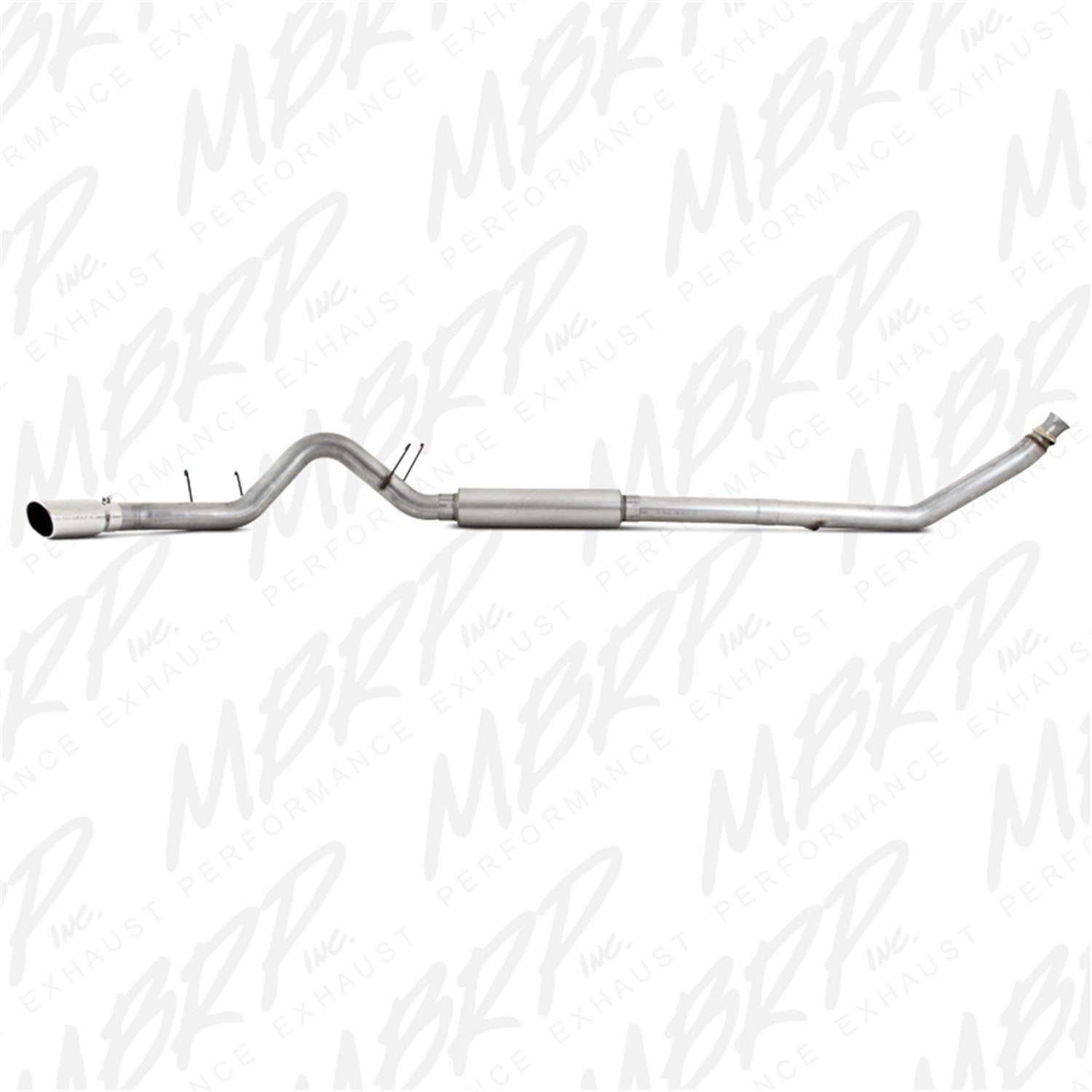 MBRP Exhaust S6100AL Armor Lite Turbo Back Exhaust System Fits Ram 2500 Ram 3500