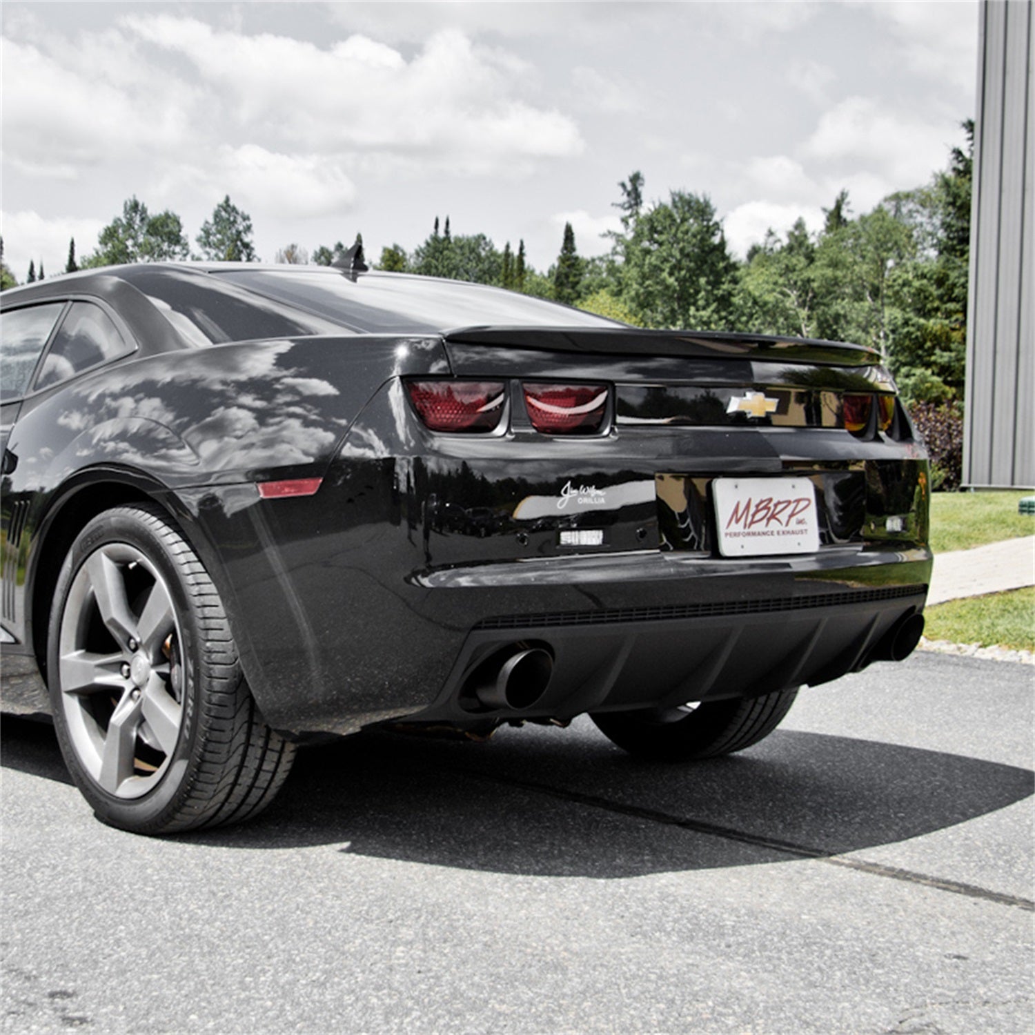 MBRP Exhaust S7021BLK Armor BLK Axle Back Exhaust System Fits 10-15 Camaro
