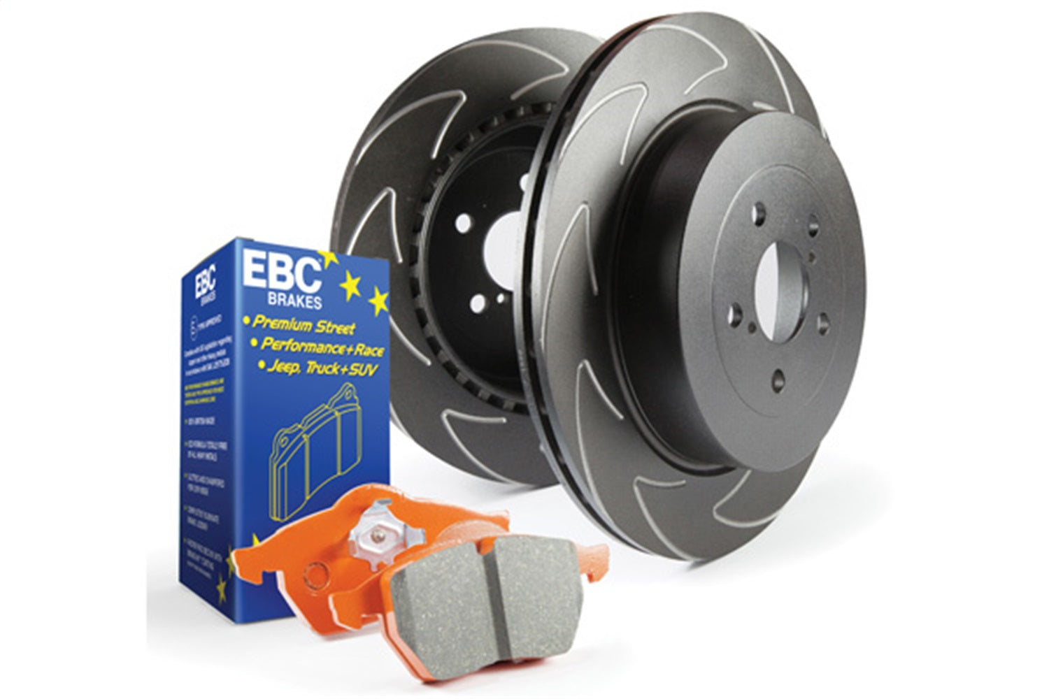 EBC Brakes S7KF1057 S7 Kits Orangestuff and BSD Rotors Fits 07-22 Sequoia Tundra
