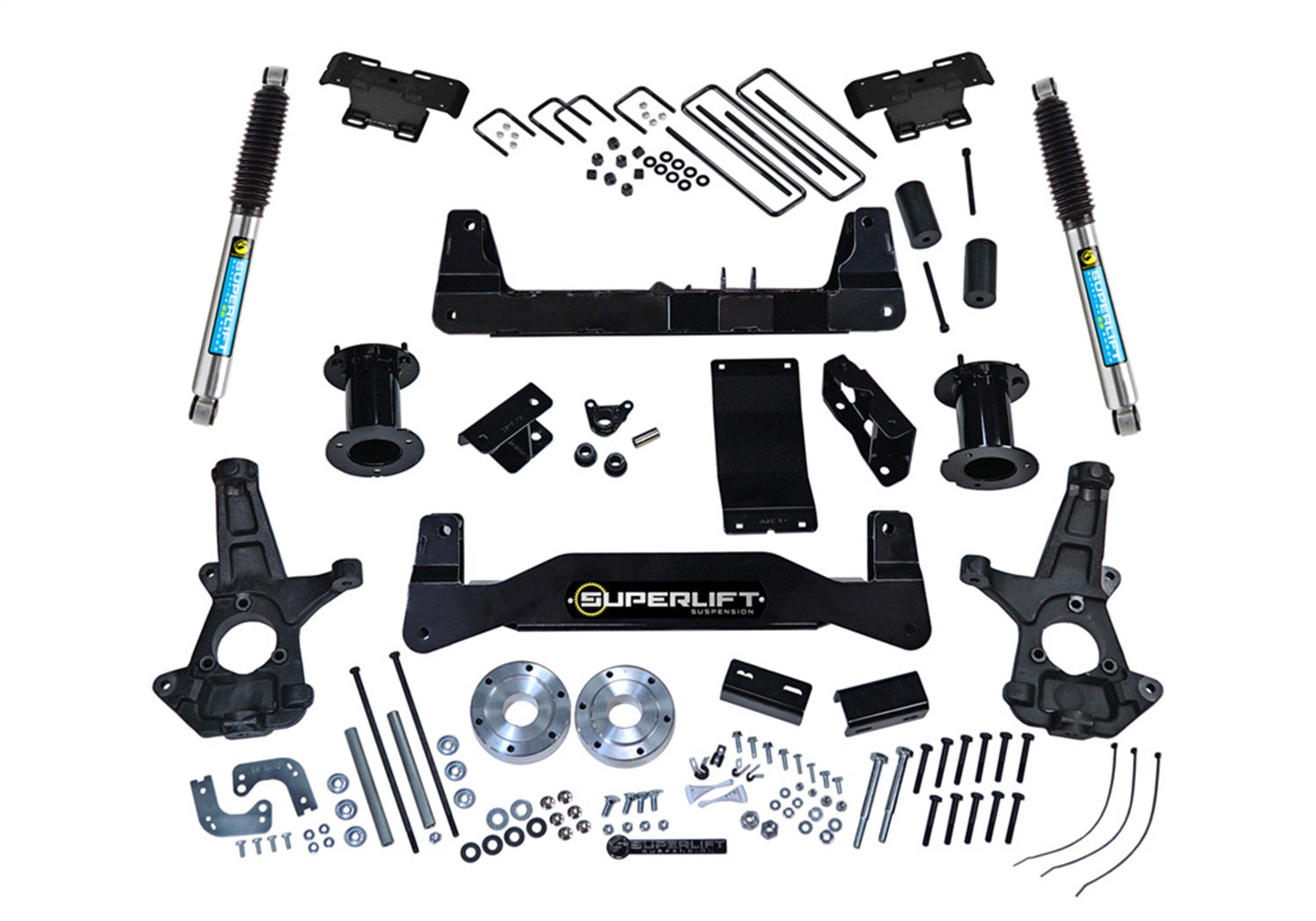 Superlift K160B Suspension Lift Kit w/Shocks Fits Sierra 1500 Silverado 1500