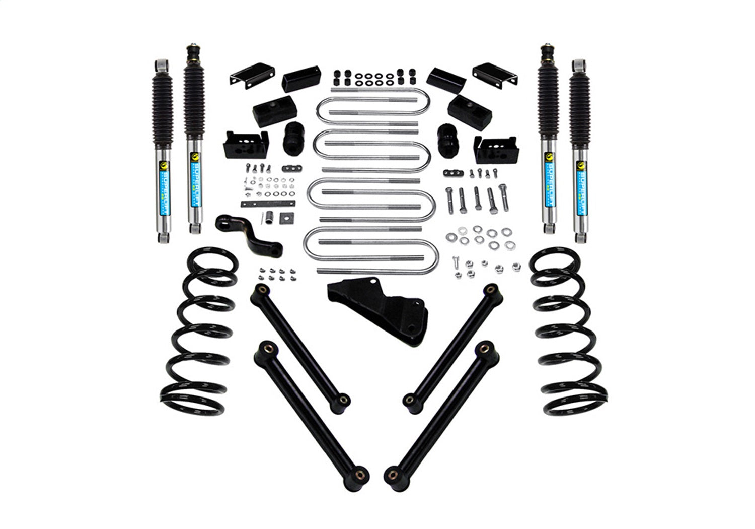 Superlift K832B Suspension Lift Kit w/Shocks Fits 03-08 Ram 2500 Ram 3500