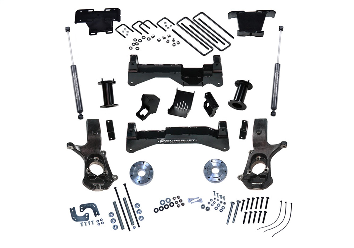 Superlift K898B Suspension Lift Kit w/Shocks Fits 07-16 Silverado 1500