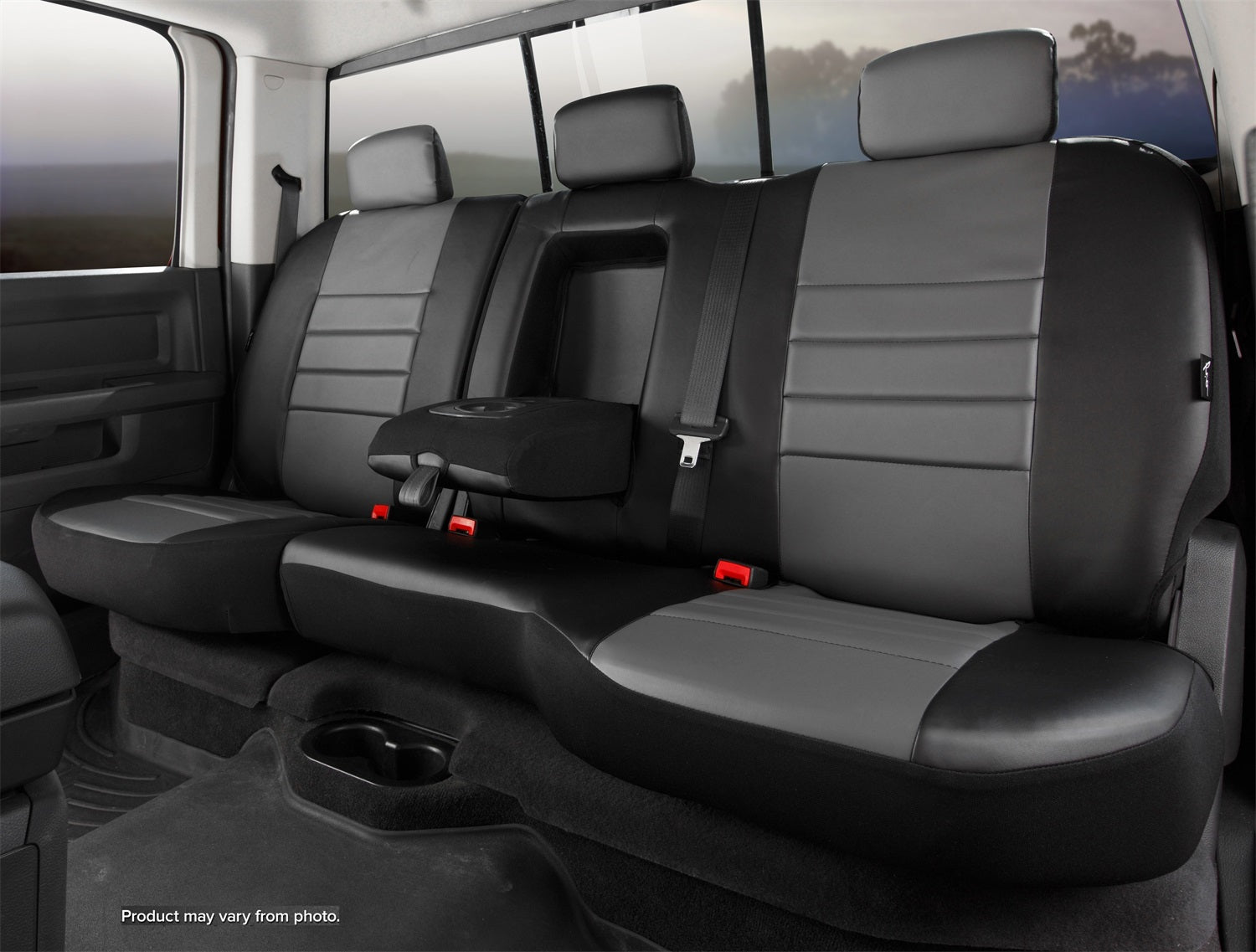 Fia SL67-63 GRAY LeatherLite Custom Seat Cover Fits B2300 B3000 B4000 Ranger