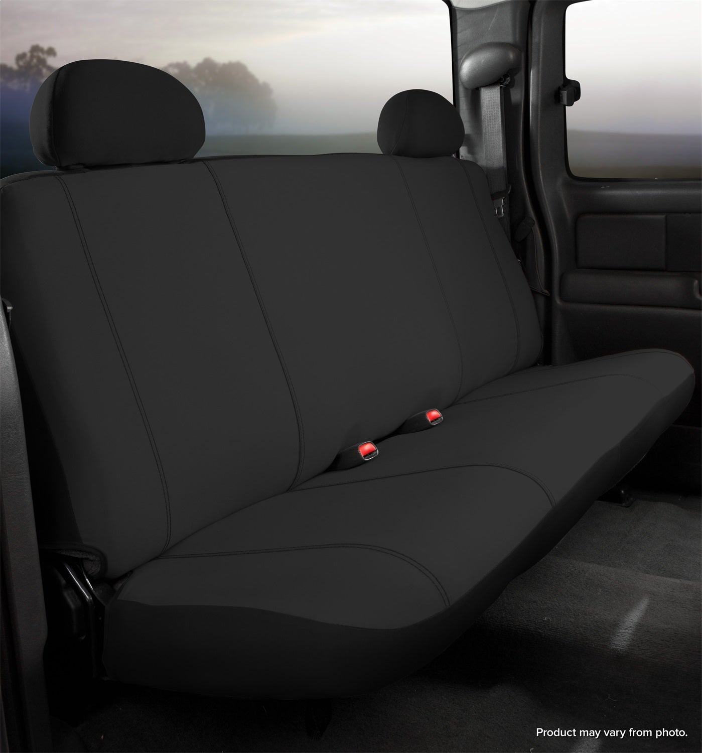 Fia SP82-58 BLACK Seat Protector Custom Seat Cover Fits 19-24 2500 3500