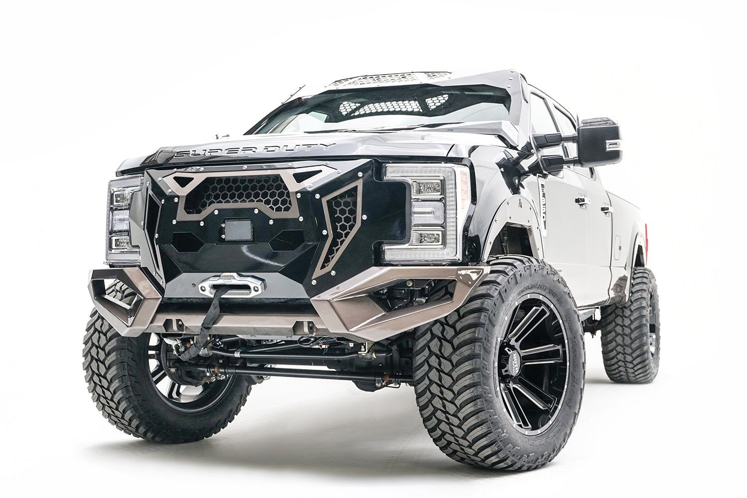 Fab Fours TF4100-B Open Fender System Fits F-250 Super Duty F-350 Super Duty