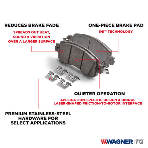 Wagner Brake Disc Brake Pad Set  QC1736