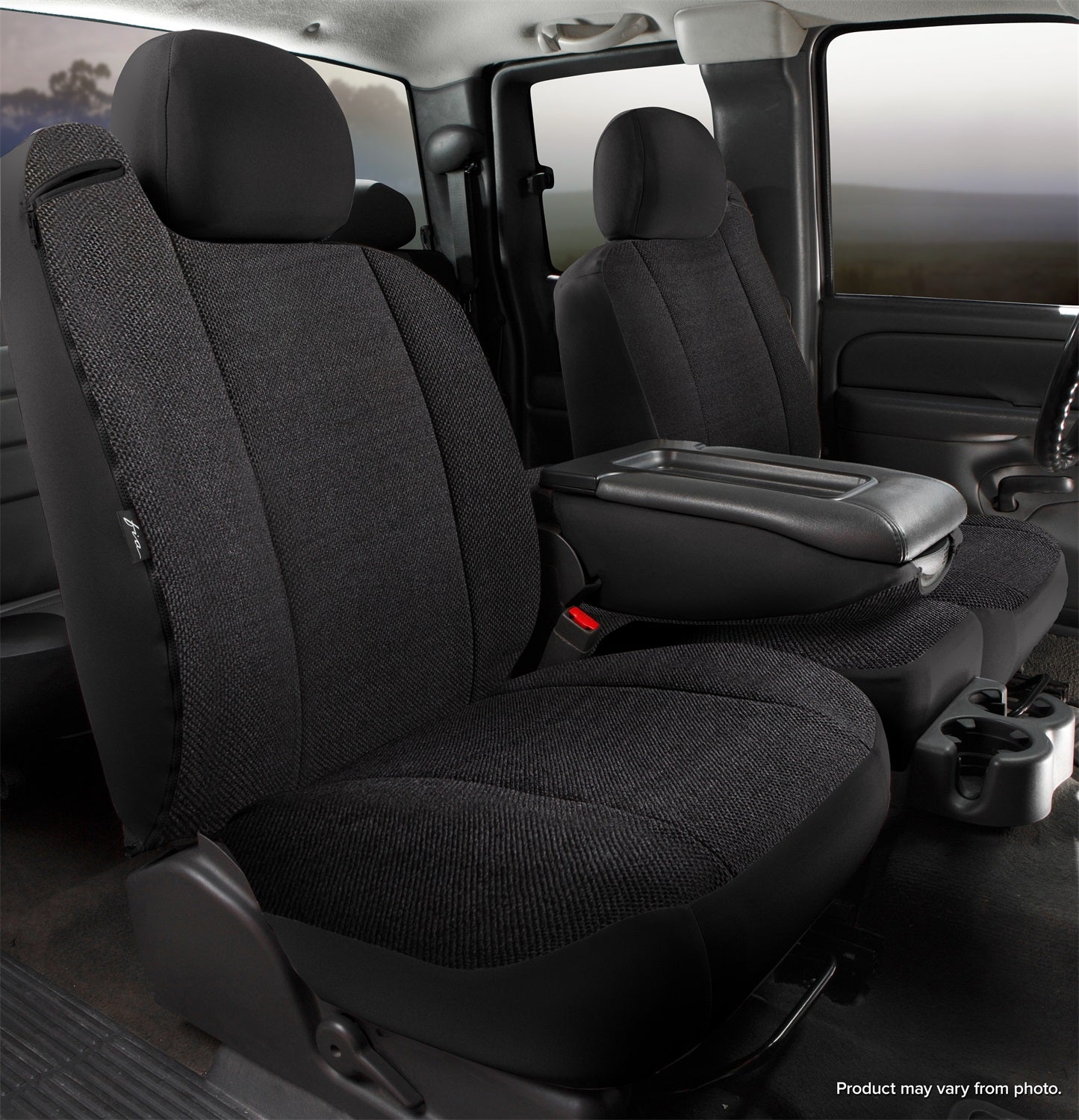 Fia TRS48-36 BLACK Wrangler Solid Seat Cover
