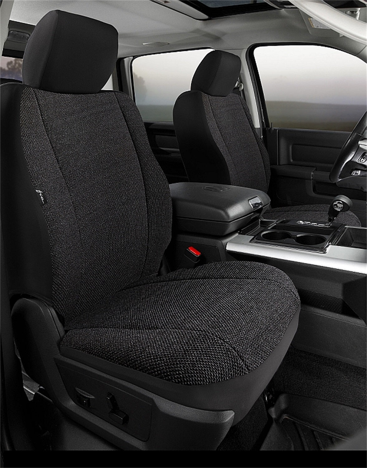 Fia TRS49-46 BLACK Wrangler Solid Seat Cover Fits 19-26 2500 3500