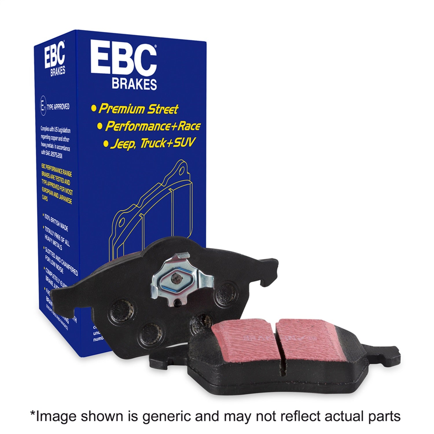 EBC Brakes UD1368 Ultimax  Brake Pads Fits 08-15 Lancer