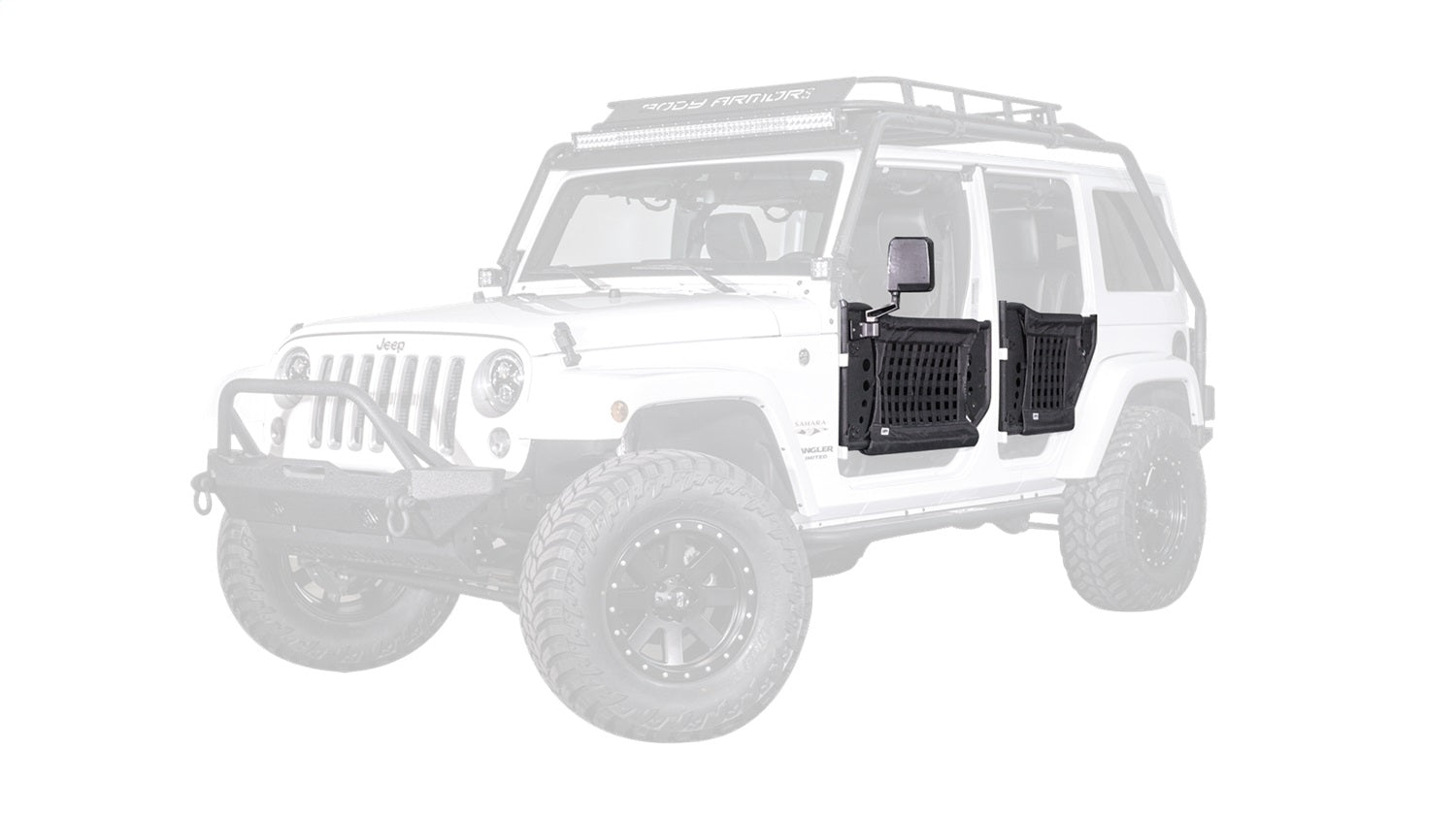 Body Armor JK-6140 Trail Doors Fits 07-18 Wrangler (JK)