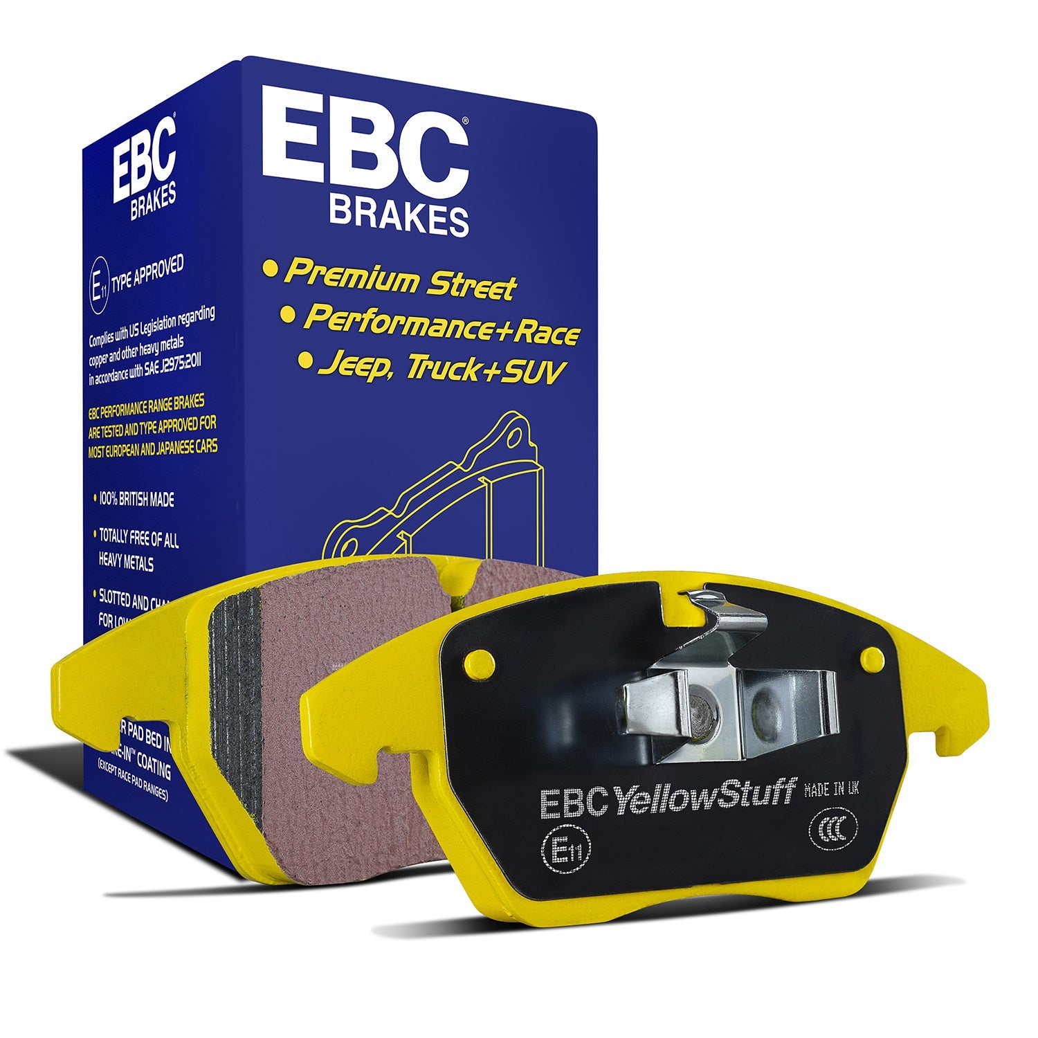 EBC Brakes DP43015R Yellowstuff Street And Track Brake Pads