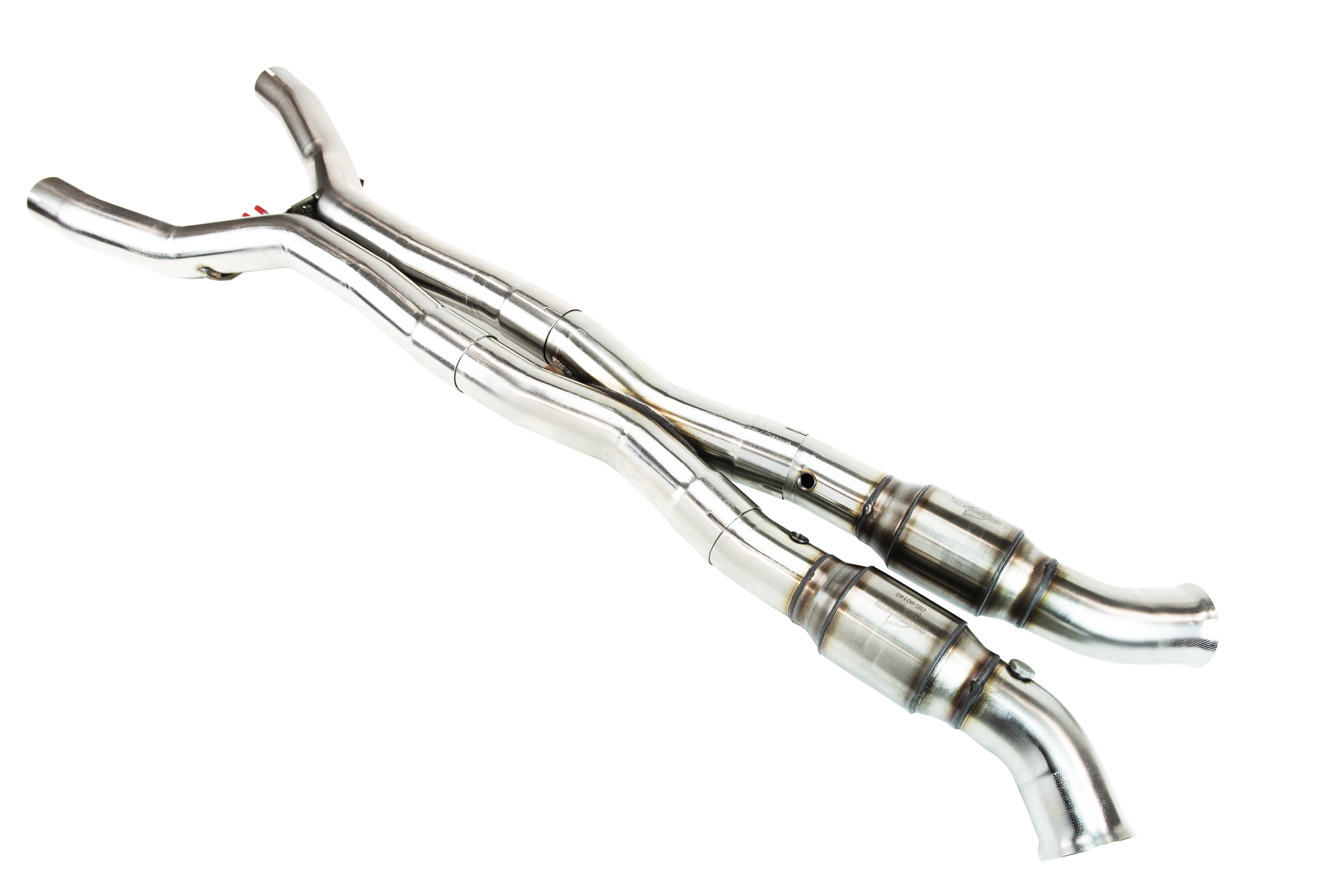 Kooks Custom Headers 21703300 GREEN Catted X-Pipe Fits 14-19 Corvette