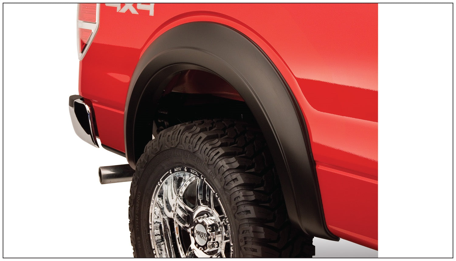 Bushwacker 20034-11 Extend-A-Fender Flares Fits F-150 F-150 Heritage F-250