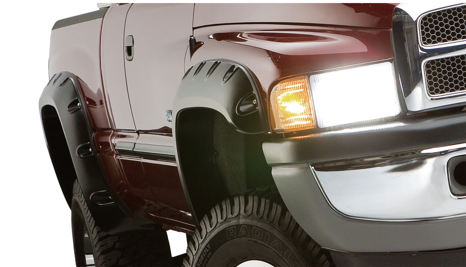 Bushwacker 50924-25 Pocket Style Color Match Fender Flares Fits 19-24 1500