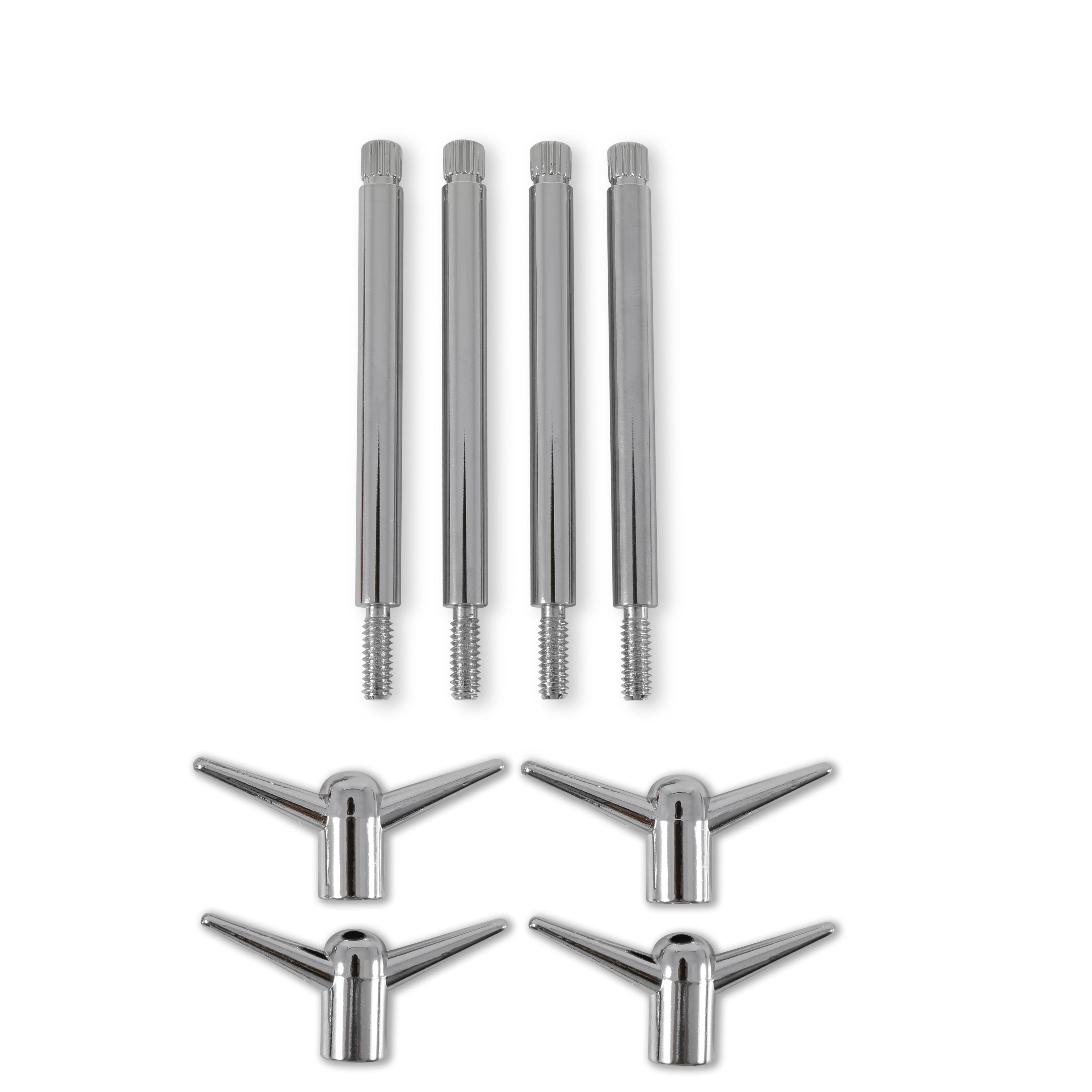 Mr Gasket 9824 Chrome Valve Cover Wing Bolts