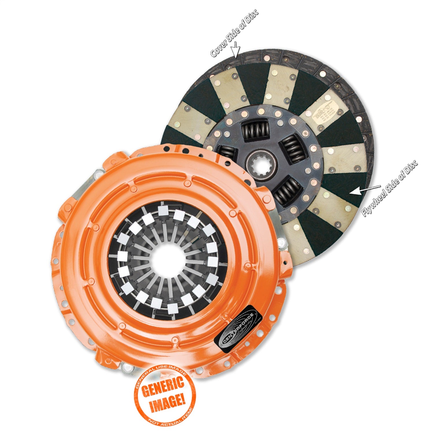 Centerforce DF071800 Dual Friction Clutch Pressure Plate And Disc Set
