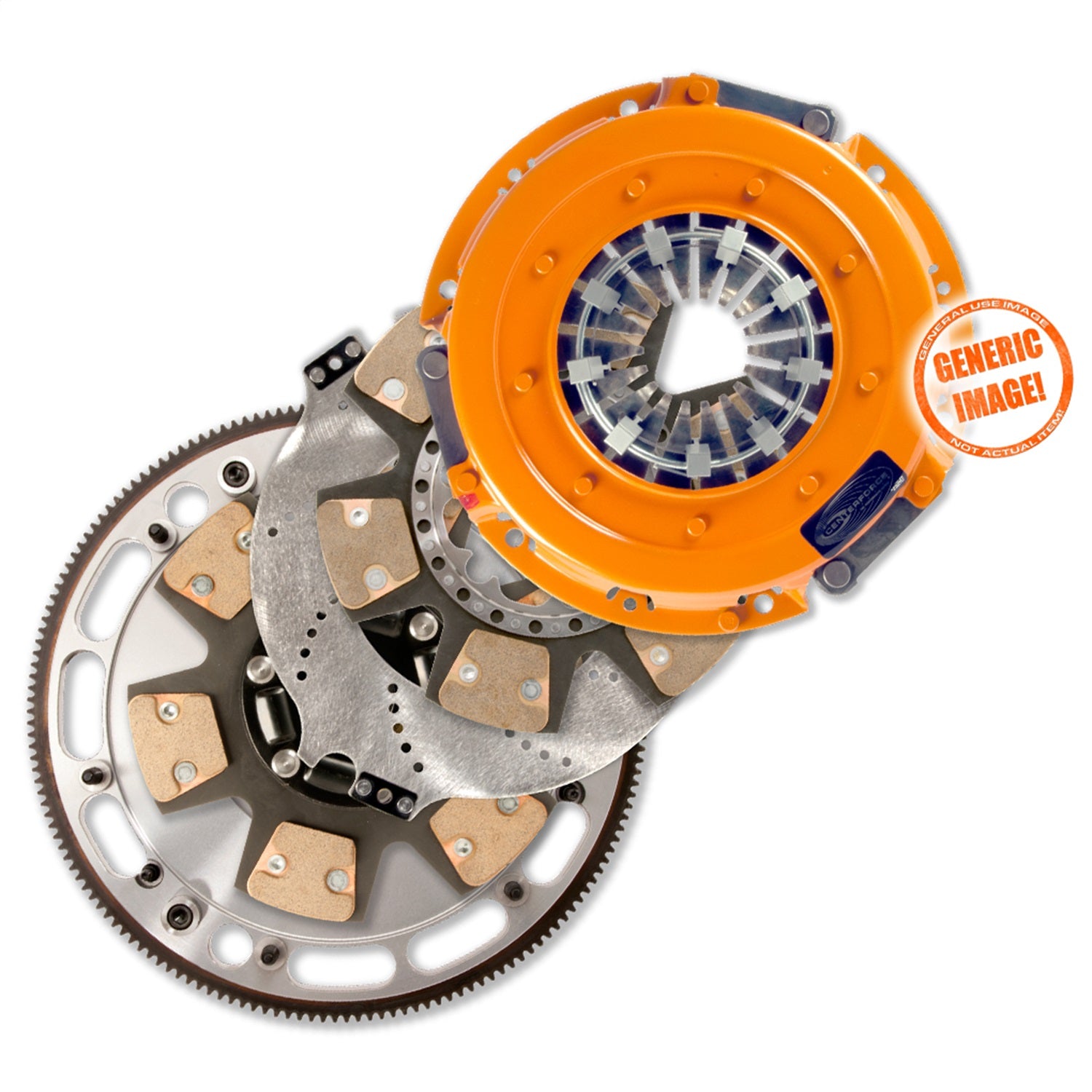 Centerforce 415115705 DYAD Clutch and Flywheel Kit Fits 07-17 Mustang